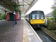 Nelson Station, our 3rd train leaves for Colne