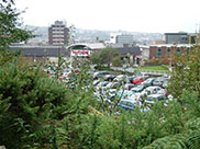 View towards Burnley town centre