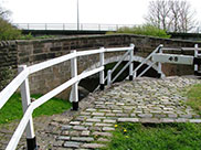 Barrowford locks (No.49) at Barrowford Road bridge (Bridge 143)