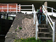 Big steps at Barrowford locks (No.49)