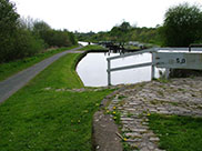 Barrowford locks (No.50) looking towards Bottom lock (No.51)