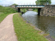 Southport to Manchester railway bridge