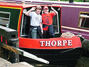 Thomas and Connor aboard 'Thorpe'