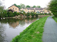 New housing on the canal