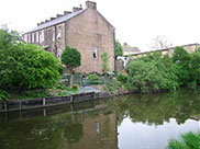 Stone terraced housing at Barnoldswick