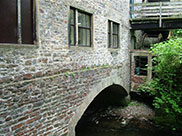 Old mill and waterwheel