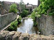 View from the towpath at Skipton