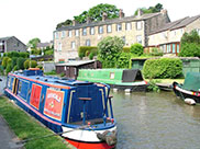 Busy stretch of canal