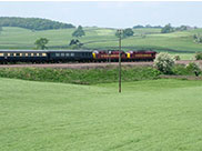 Railway line that ran parallel to the canal for a while