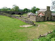 Old and deserted farm buidlings close to Gargrave