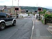 The start of our walk, Stockbridge swing bridge (Bridge 197)