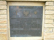 Plaque on the memorial