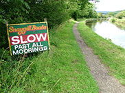 'SLOW' past all moorings