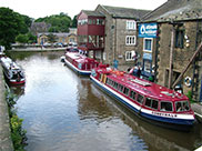 View from Belmont bridge overlooking Skipton junction