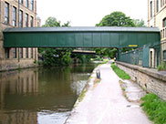 Footbridge at Salt's Mill