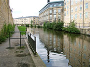 Property on the canal at Bingley