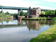 Gathurst, where the canal joined the River Douglas