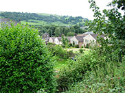 High up on the towpath