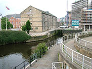 View from Victoria bridge looking towards lock 1