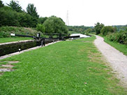 View ahead from Kirkstall lock (No.7)