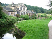 Beautiful old house by the canal