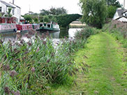 Boats moored at Ship bridge (Bridge 22)