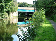 Approaching Northway bridge (Bridge 12A)