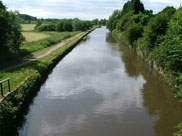 Looking towards Parbold from Appley locks