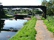 Pipe bridge and Hancock's swing bridge (Bridge 9)