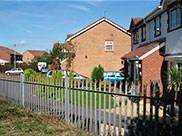 Housing by the canal at Netherton