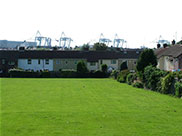 Housing and industry from the towpath