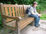 Another bench - in memory of Joe and his pal Dino