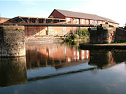 Junction down to the locks