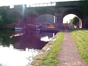 Railway bridge between locks 2 and 3