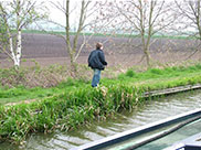 Thomas making his way to the locks