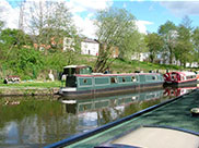 Boats moored at Crooke village