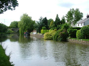 Houses close to Alder Lane bridge in Parbold