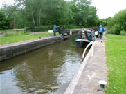 Another barge enters lock 2