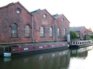 Old buildings opposite Trencherfield Mill