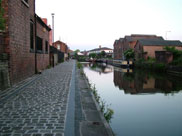 Looking back towards the dry dock