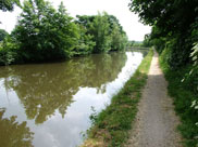 Leaving Adlington, some welcome shade