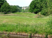 Looking back at Haigh Hall