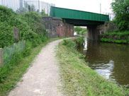 West Coast main line railway bridge at Bamfurlong