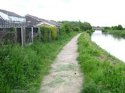 Approaching Bamfurlong Road bridge at Platt Bridge