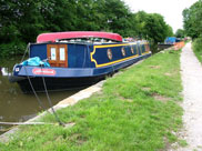 A huge canal boat