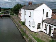 View from towpath bridge towards Rufford Branch