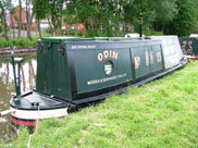 Couple of odd looking barges