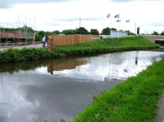 New housing development between the canal and the M61