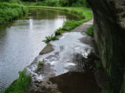 Mud and water after the recent downpours