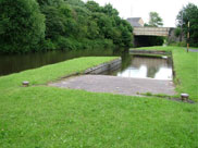 A slipway at Cowling Bridge (Bridge 75A)